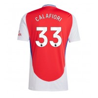 Camiseta Arsenal Riccardo Calafiori #33 Primera Equipación 2024-25 manga corta